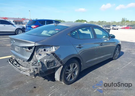 2018 Hyundai Elantra Sel z USA, uszkodzony, nr VIN 5NPD84LF3JH257224